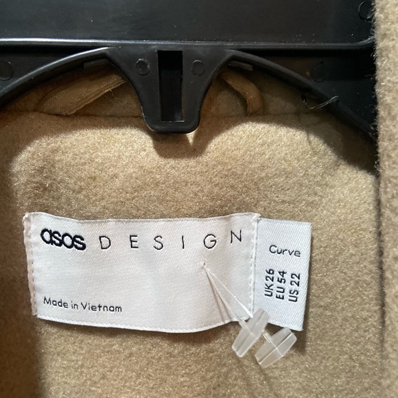 ASOS DESIGN smart brushed boyfriend wool mix - Picture 6 of 7